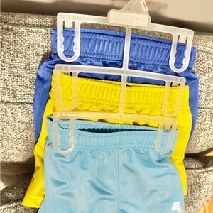 The Children's Place Blue, Yellow, and Light Blue Shorts Set